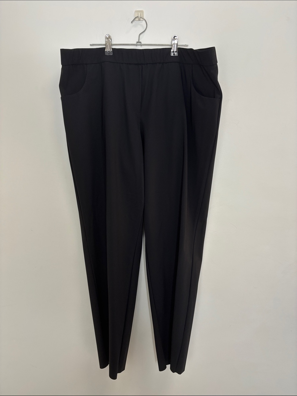 Women's Black Pull-On Tailored Pants